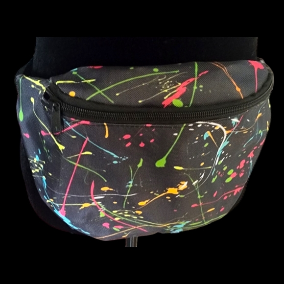 🎨90s Paint Splatter Fanny - Picture 3 of 8